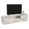 Mobile TV marmo 160x29x42h cm 3 ante - Morrigan