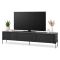 Mobile TV nero 190x39x50h cm 4 ante - Brembana