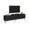 Mobile TV nero 200x42x52h cm 4 ante - Priocca
