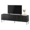 Mobile TV nero 200x42x60h cm 4 ante - Sospiro