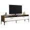 Mobile TV noce e bianco 47x35x180h cm modulabile - Angiari