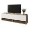 Mobile TV quercia e bianco 100x31x29h cm in legno - Iva