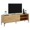 Mobile TV rovere nodi 155x43x47h cm modulabile - Allesia