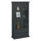 Mobile vetrina cucina classico 2 ante 96x41x200h cm grigio - Honore