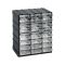 Organiser antracite cassetti scorrevoli 19x23h cm - Atanasia