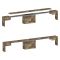 Panca allungabile effetto legno acero 290x25x45h cm - Quedan