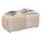 Panca design crema 90x45x45h cm - Calcea