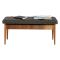 Panca Marrone Noce blu Peso Supportato 130 kg Colore Struttura blu 110x40x48h cm, Altezza Seduta 48 cm - Arielli