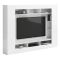 Parete Attrezzata Bianco Lucido 7 Ripiani Cassetti 216x30.4x158.6h cm, - Sadali