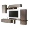Parete salotto moderna 290cm bronzo e grigia - Tammy