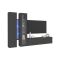 Parete soggiorno smart 280cm antracite - Arin