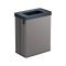 Pattumiera aperta 54 L 44x27x69h cm grigio scuro - Longueuil