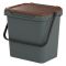Pattumiera Marrone Capacità 36 lt un Cestino 40x31x39h cm, Made in Italy - Foscas