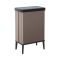 Pattumiera minimal cucina 54 L 44x27x69h cm marrone - Tofino