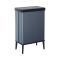 Pattumiera scandi 54 L 44x27x69h cm blu - Tofino