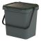 Pattumiera Verde Capacità 38 lt un Cestino 40x31x39h cm, Made in Italy - Foscas