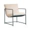 Poltrona Beige Braccioli Peso Supportato 120 kg 61x67x75h cm, Materiale Struttura in Metallo - Appare