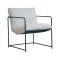 Poltrona Grigio Braccioli Peso Supportato 120 kg 61x67x75h cm, Materiale Struttura in Metallo - Appare