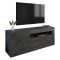 Porta TV ardesia 138x42x56h cm 3 ante - Iole