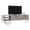 Porta TV beige 150x36x44h cm in legno - Adige