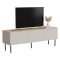 Porta TV beige e rovere 150x40x52h cm 3 ante - Calanna