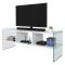 Porta TV bianco 120x35x45h cm in legno - Winifred