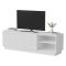 Porta TV bianco 150x40x48h cm 2 ante - Finita