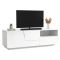 Porta TV bianco 150x44x46h cm 2 ante e 1 cassetto - Cecia
