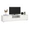 Porta TV bianco 177x39x38h cm 2 ante e 1 cassetto - Giaele