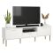 Porta TV bianco 177x39x56h cm 2 ante e 1 cassetto - Anselme