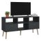Porta TV grigio 117x39x60h cm in legno - Conte