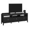 Porta TV nero 151x38x54h cm in legno - Astana