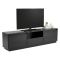 Porta TV nero 160x29x42h cm 3 ante - Morrigan