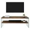 Porta TV noce 120x35x45h cm in legno - Italia