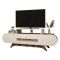 Porta TV noce e crema 145x36x49h cm 2 ante - Nesatm