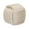 Pouf cubico crema 45x45x45h cm - Bozzente