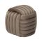 Pouf cubico grigio 45x45x45h cm - Bozzente