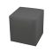 Pouf cubico grigio scuro 40x40x42h cm - Accumoli