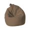 Pouf moderno beige 70x70x110h cm - Azelia