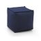 Pouf quadrato blu 45x45x45h cm - Aron