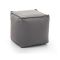 Pouf quadrato grigio 45x45x45h cm - Aron