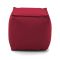 Pouf quadrato rosso 45x45x45h cm - Aron