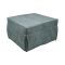 Pouf rettangolare azzurro 78x78x45h cm - letto Arno