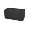 Pouf rettangolare grigio scuro 90x40x42h cm - Bucuresti