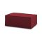 Pouf rettangolare rosso 100x70x43h cm - Assisi