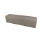 Pouf rettangolare tortora 180x40x42h cm - Apecchio