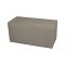 Pouf rettangolare tortora 90x40x42h cm - Bucuresti