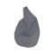 Pouf sacco nero e bianco 80x80x120h cm - Maristella