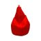 Pouf sacco rosso 80x80x120h cm - Angillina