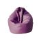 Pouf sacco viola 70x70x110h cm - Azelia